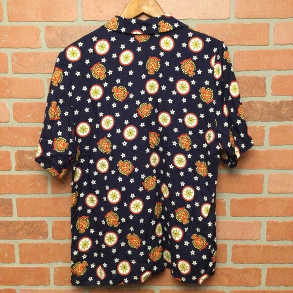 Vintage Pendleton button front shirt blouse Women's size 8 nautical print - Picture 3 of 5